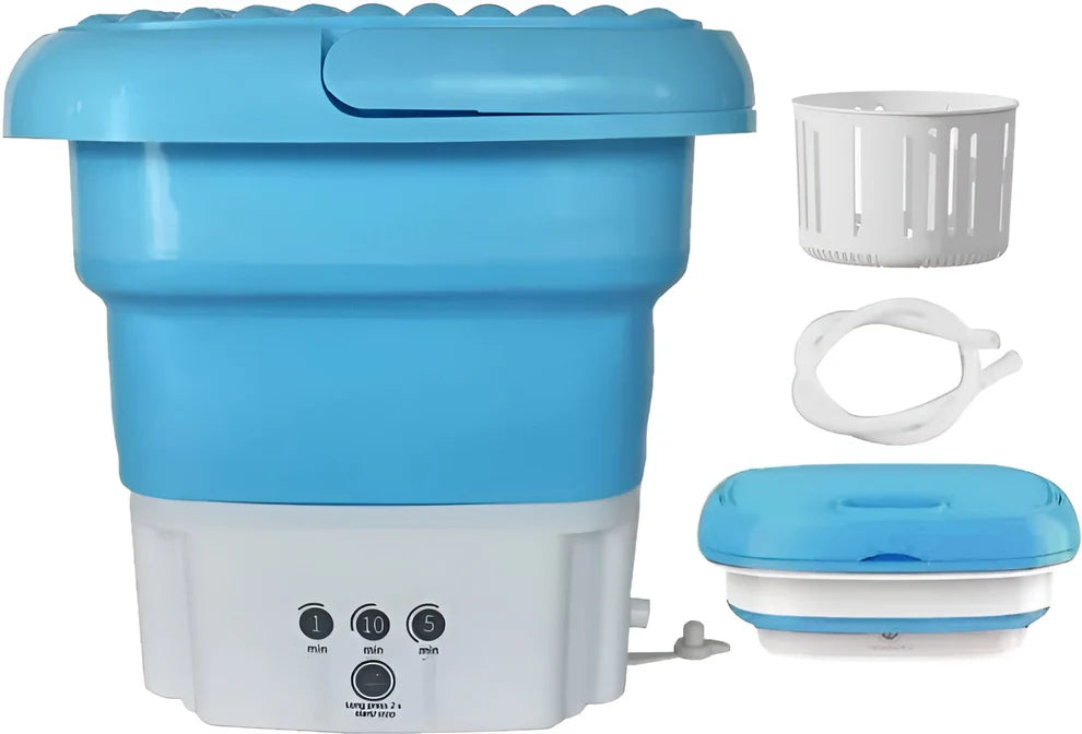 Powerful Mini Foldable Washing Machine with dryer, Huge Capacity