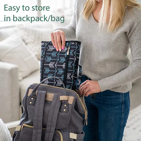 Portable Baby Diaper Changing Mat Foldable Travel Pad with Pockets