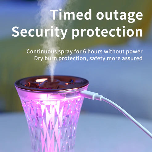 Hot Replica Glass Design Touch Ambient Light Air Humidifier Night Light