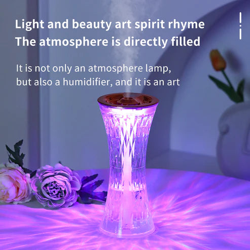 Hot Replica Glass Design Touch Ambient Light Air Humidifier Night Light