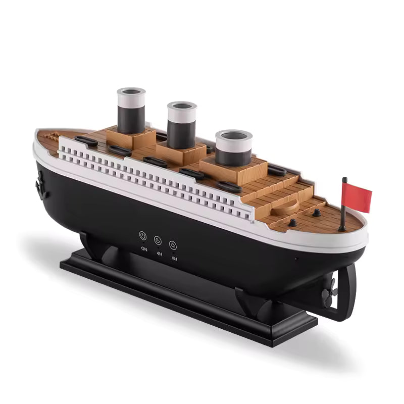 Luxury Yacht Aroma Diffuser & Humidifier with LED Lights