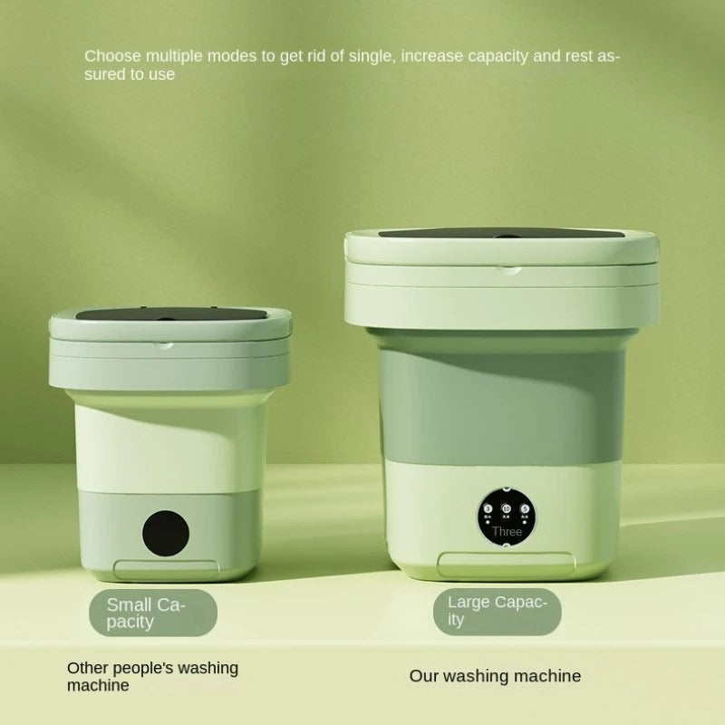 Powerful Mini Foldable Washing Machine with dryer, Huge Capacity