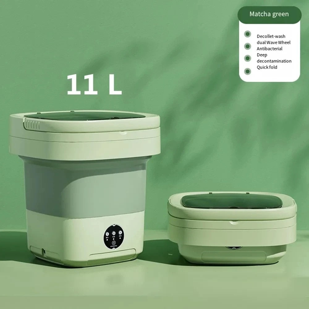 Powerful Mini Foldable Washing Machine with dryer, Huge Capacity