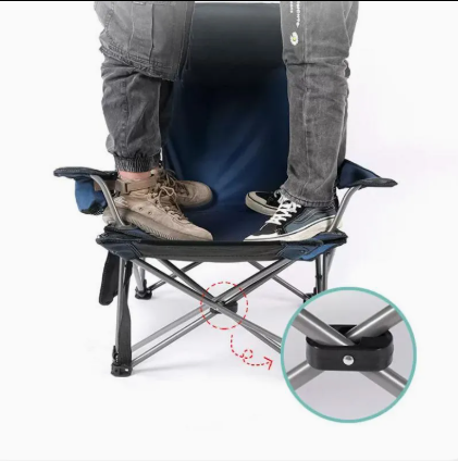 Outdoor Camping Folding Reclining Chair Portable Lightweight Easy to Carry