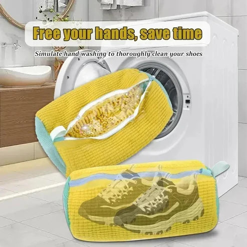 Premium Shoe Washing Pouch - Protective Sneaker Laundry Bag