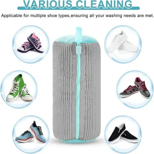 Premium Shoe Washing Pouch - Protective Sneaker Laundry Bag