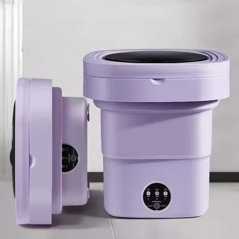 Powerful Mini Foldable Washing Machine with dryer, Huge Capacity