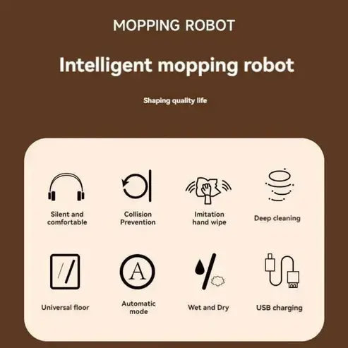 Electric Floor Mopping Robots Silent Floor Scrubber Cleaning Experts