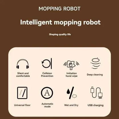 Electric Floor Mopping Robots Silent Floor Scrubber Cleaning Experts