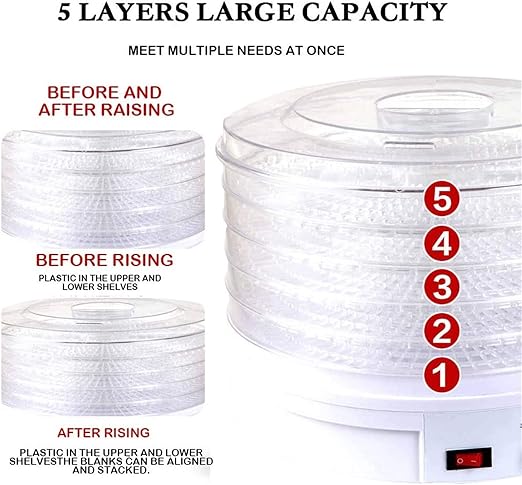 Fruit Dehydrator - 5 Layer Fruit Dryer
