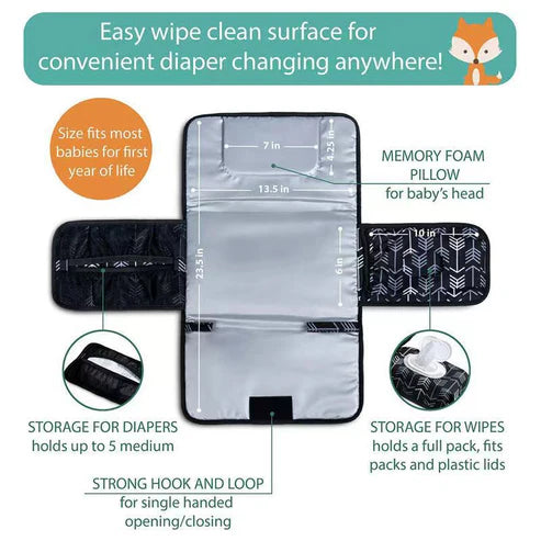 Baby Combo - Foldable Stroller with Feeder and Diaper Changing Pad