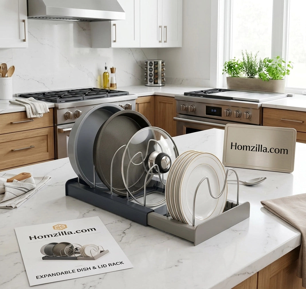 Expandable Pot Rack - Dish Organizer