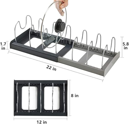 Expandable Pot Rack - Dish Organizer