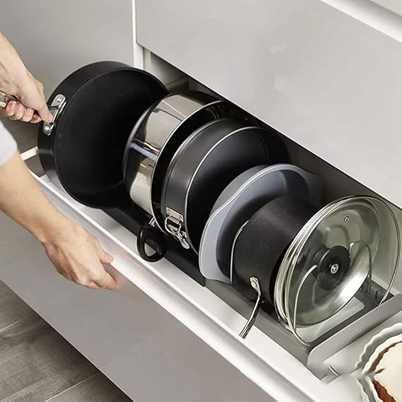 Expandable Pot Rack - Dish Organizer