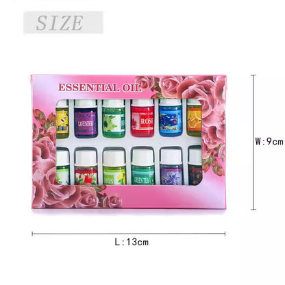 3ml*12pcs Essential Oils Set For Humidifier/Diffuser