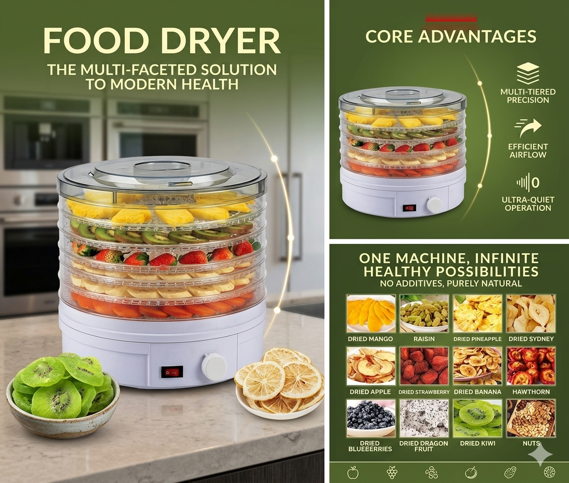 Fruit Dehydrator - 5 Layer Fruit Dryer