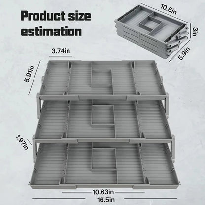 3 Tier Collapsible Jewellery Organizer