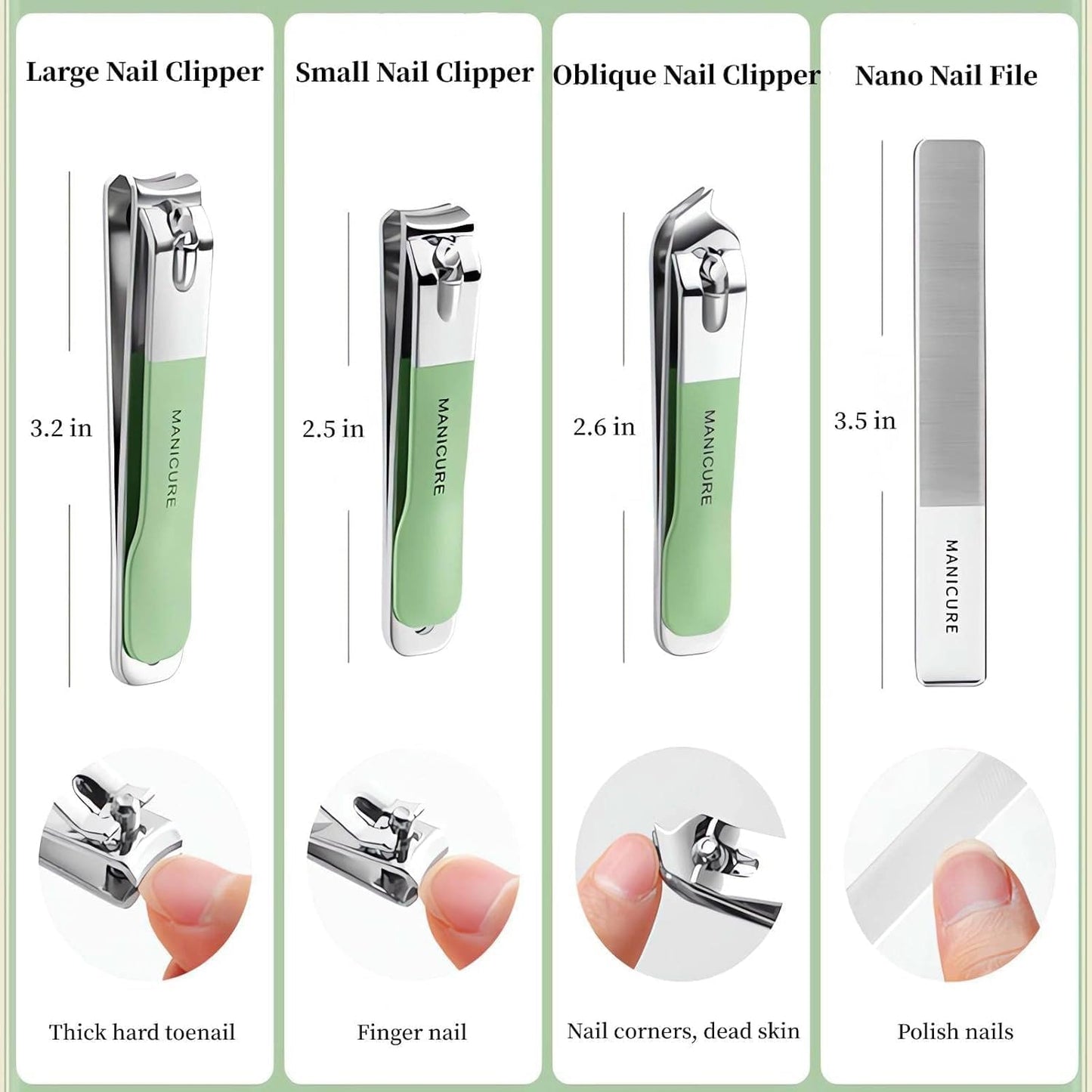 Premium Clipper & Manicure Set 10 in 1