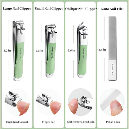 Premium Clipper & Manicure Set 10 in 1