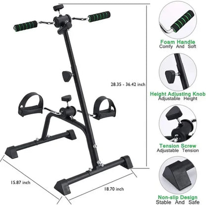 Pedal Exerciser Bike Hand Arm Leg And Knee Peddler Adjustable