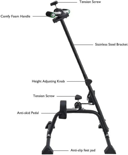 Pedal Exerciser Bike Hand Arm Leg And Knee Peddler Adjustable