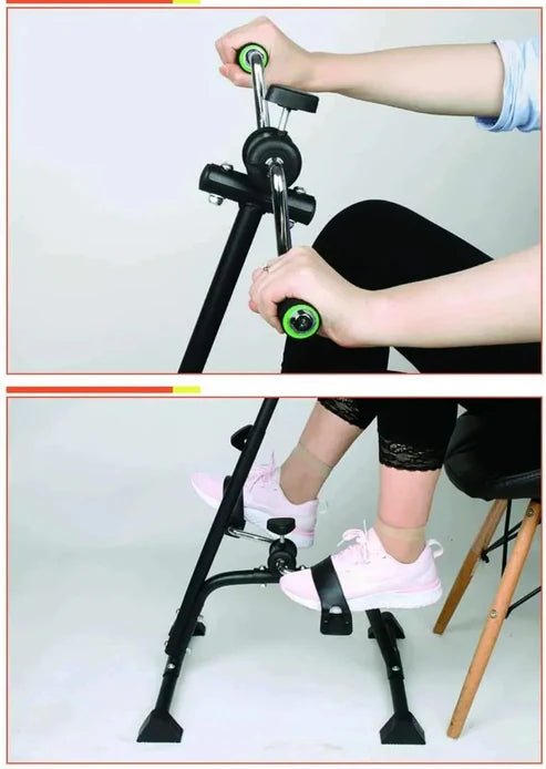 Pedal Exerciser Bike Hand Arm Leg And Knee Peddler Adjustable