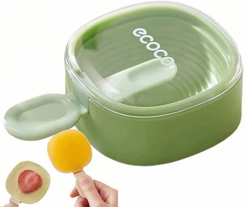 Silicone Popsicle Mold Set Reusable with Sticks