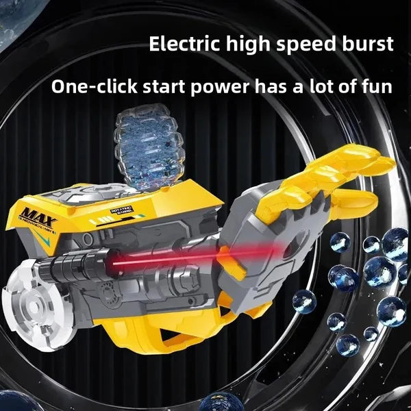 Electric Toy Gun Launcher Simulation Soft Bullet Water Drop Boys Toy High Tech Kids Crystal Pellet Repeater Plastic Material