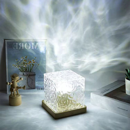 Dynamic Water Ripple Lamp Projector with RGB colors, Underwater Effect