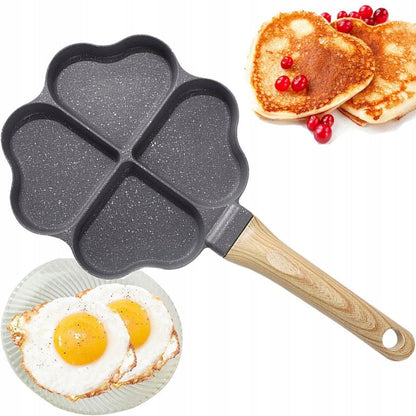 4 Slot Non Stick  Frying Pan(Heart shape)