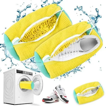 Premium Shoe Washing Pouch - Protective Sneaker Laundry Bag