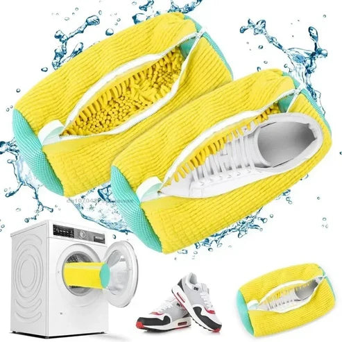 Premium Shoe Washing Pouch - Protective Sneaker Laundry Bag